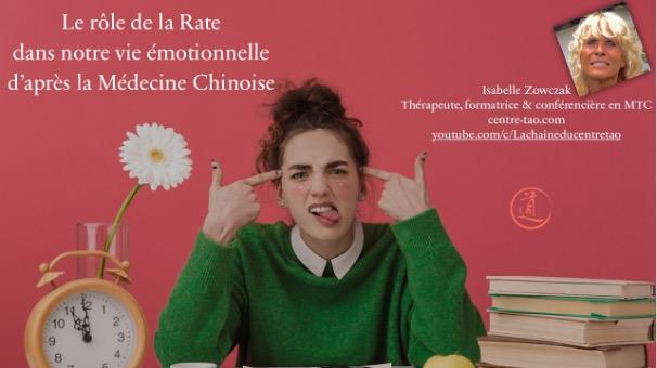 Rate emotions ruminations medecine chinoise